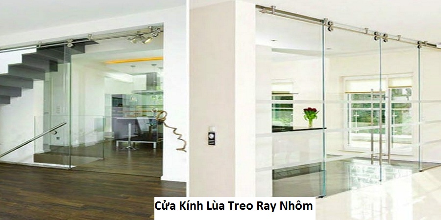 Cửa Kính Lùa Treo Ray Nhôm