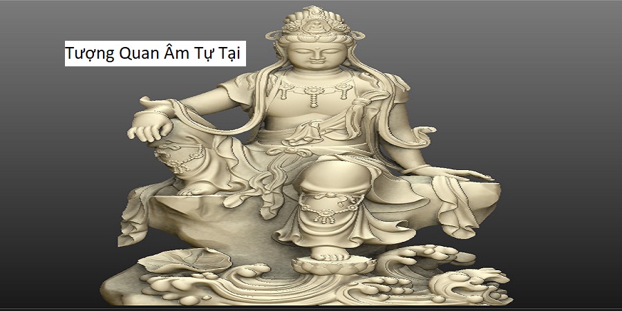 Tượng Quan Âm Tự Tại