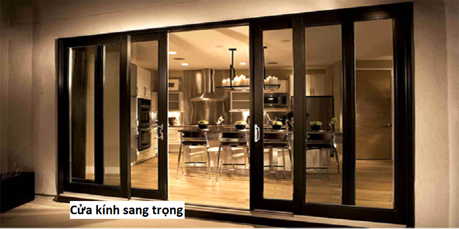 Cửa kính sang trọng